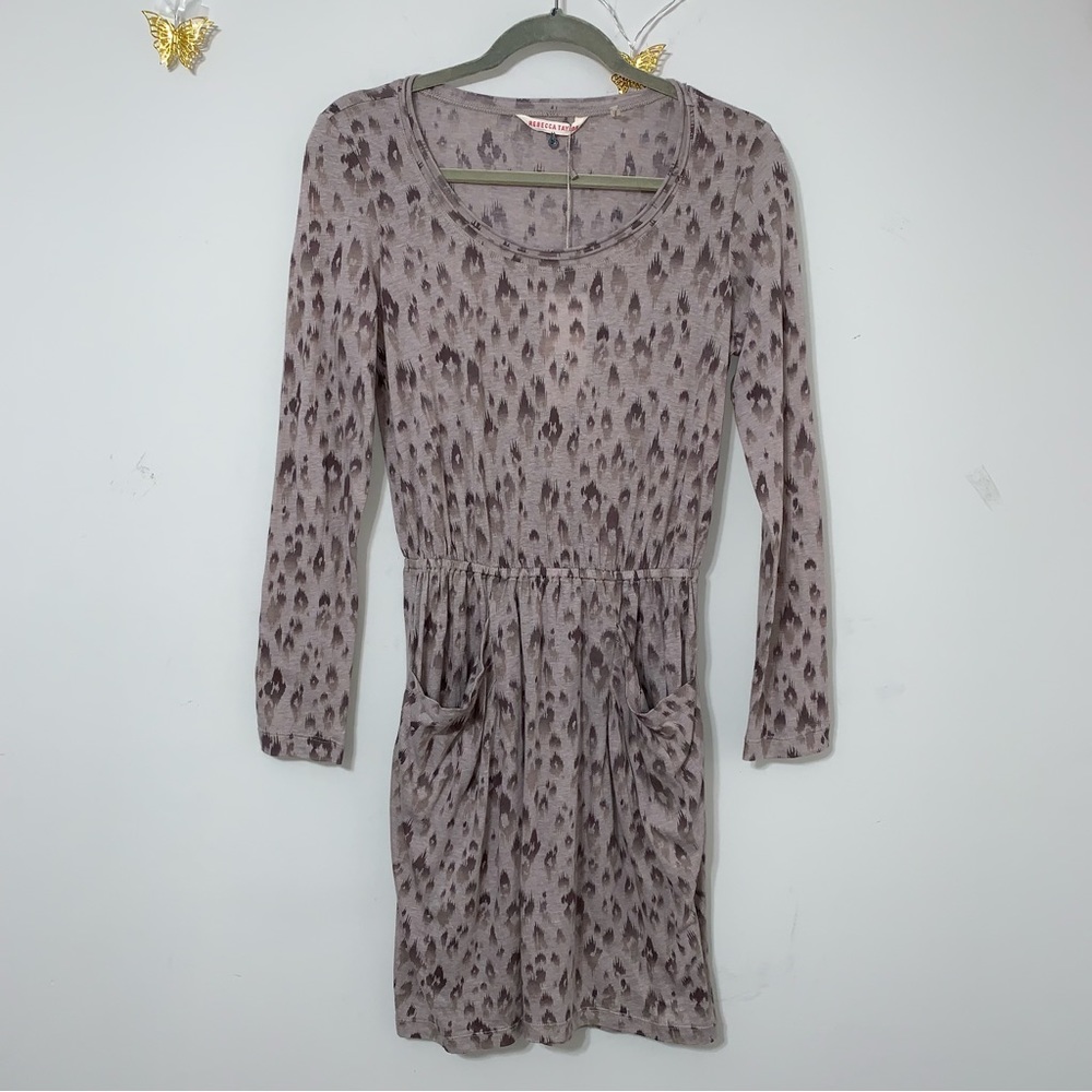 ✨NWT✨ Rebecca Taylor Leopard Ombré Dress - Picture 5 of 11